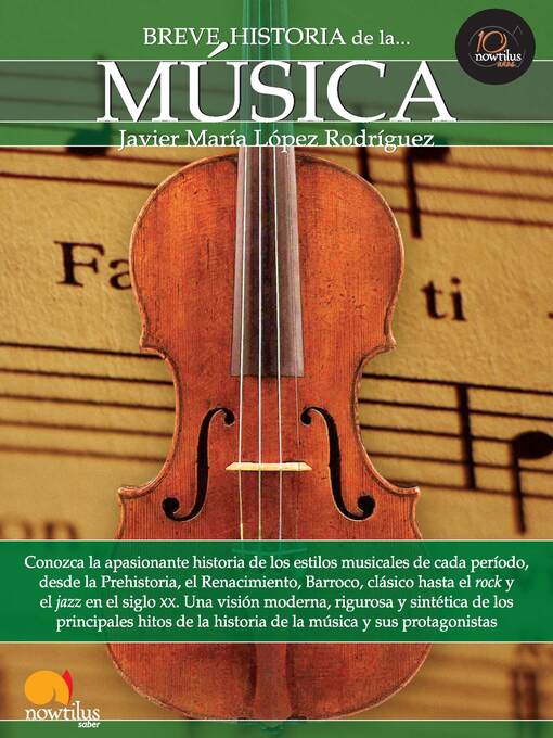 Title details for Breve historia de la música by Javier María López Rodríguez - Available